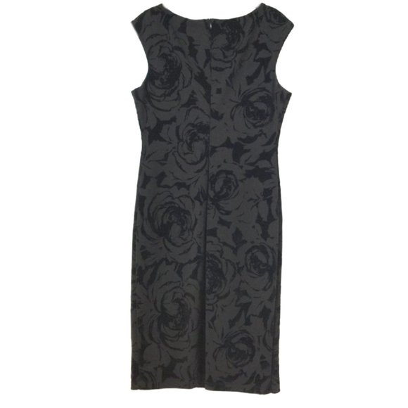 NWT Connected Apparel Black Cocktail Dress 6 - Picture 3 of 3
